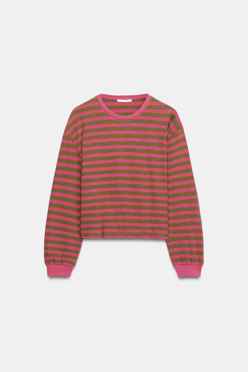 LONG SLEEVE STRIPED T-SHIRT