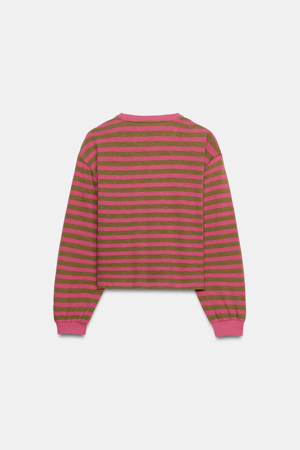 LONG SLEEVE STRIPED T-SHIRT