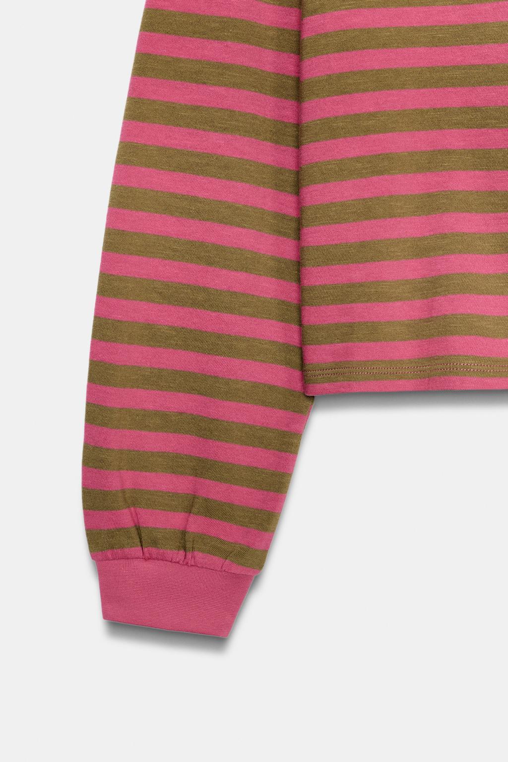 LONG SLEEVE STRIPED T-SHIRT