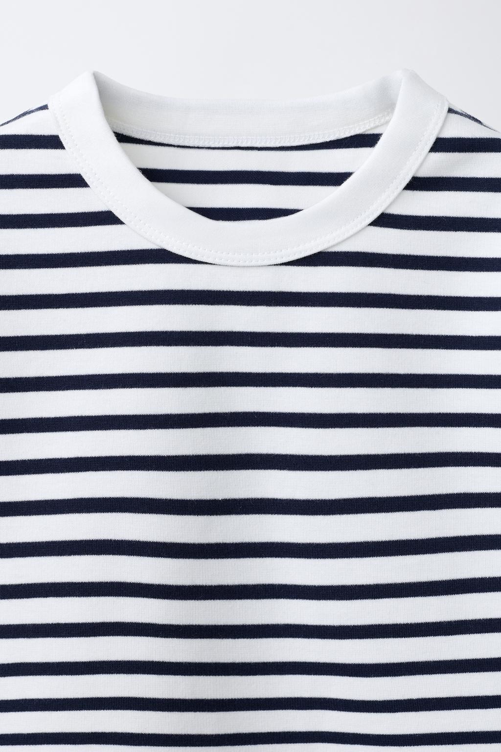 INTERLOCK STRIPED T-SHIRT