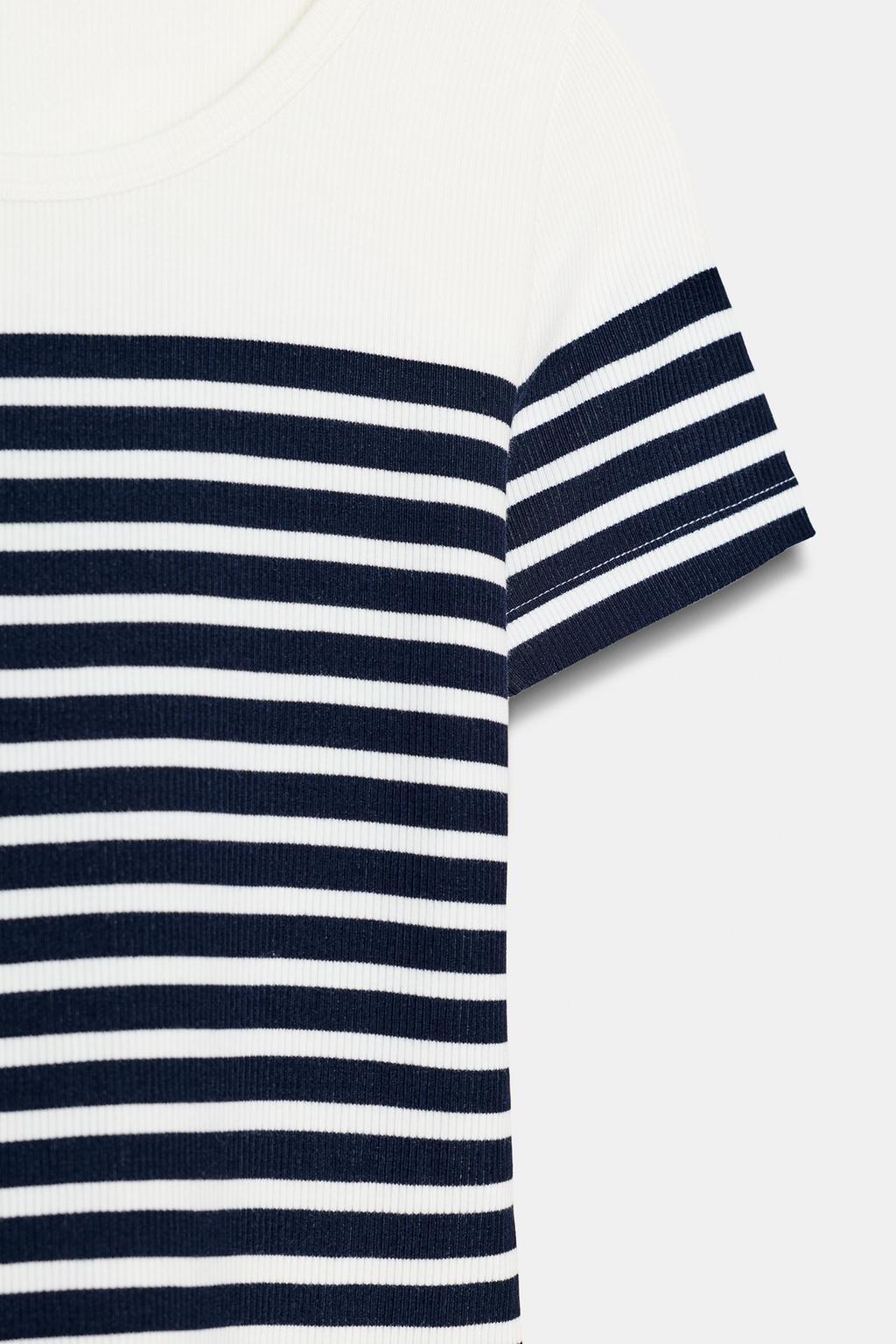STRIPED SHORT SLEEVE T-SHIRT