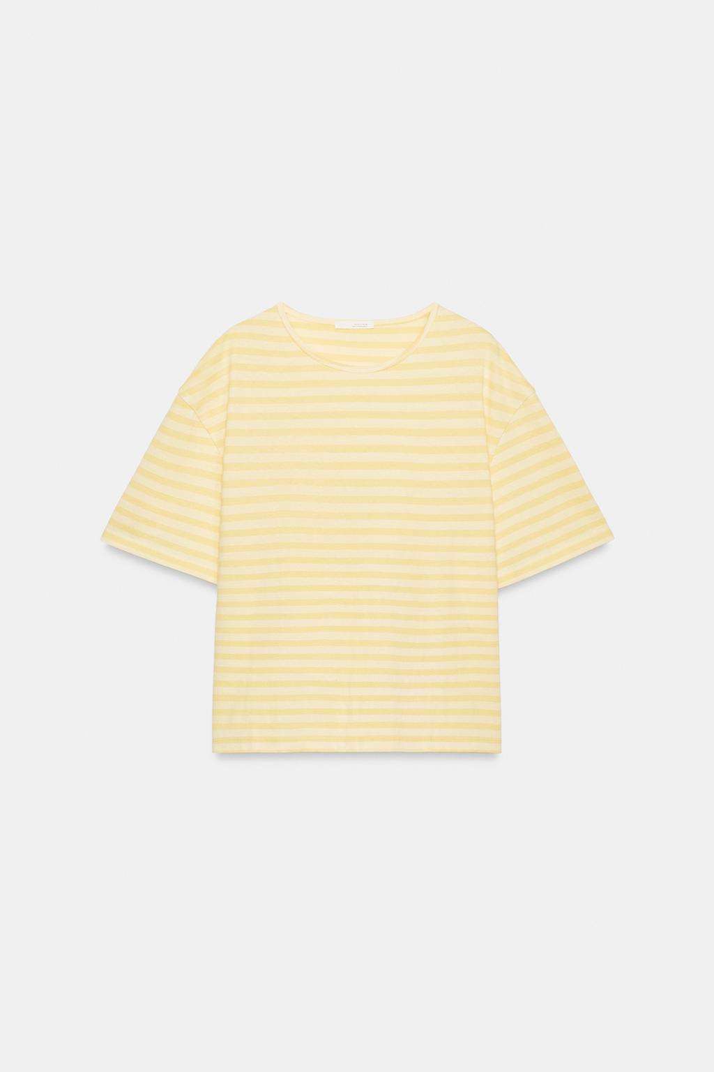 STRIPED SHORT SLEEVE T-SHIRT