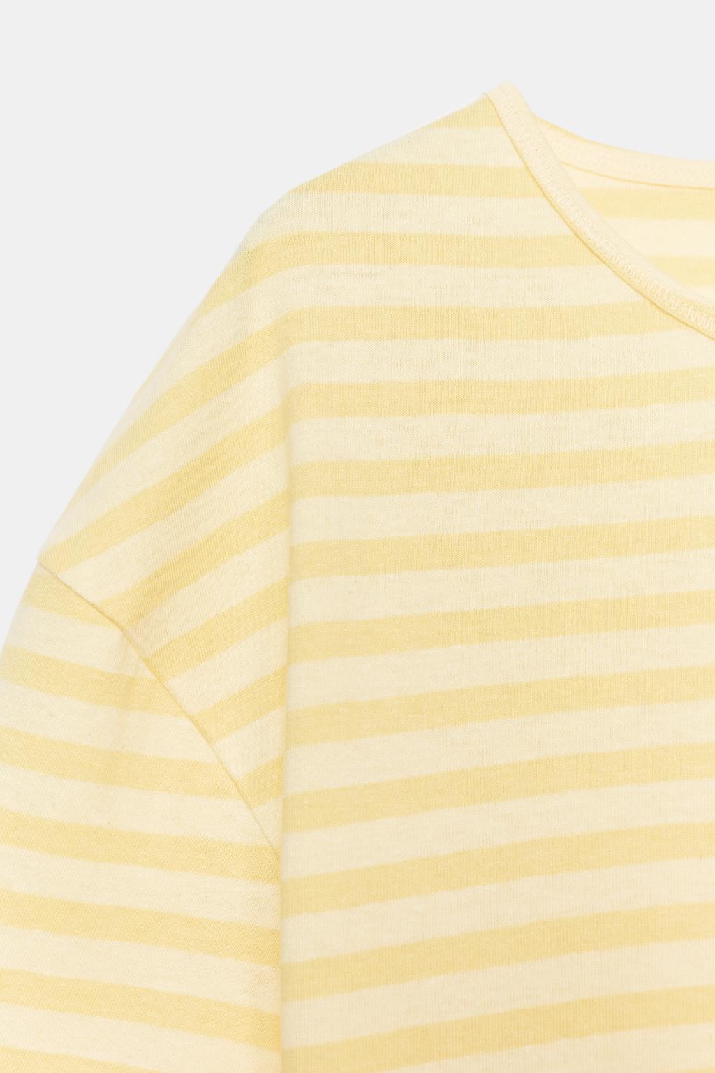 STRIPED SHORT SLEEVE T-SHIRT