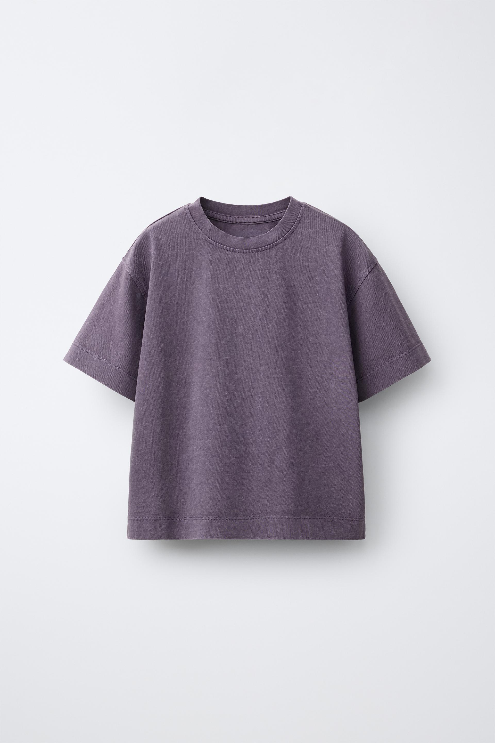 HEAVY WEIGHT FADED-EFFECT T-SHIRT
