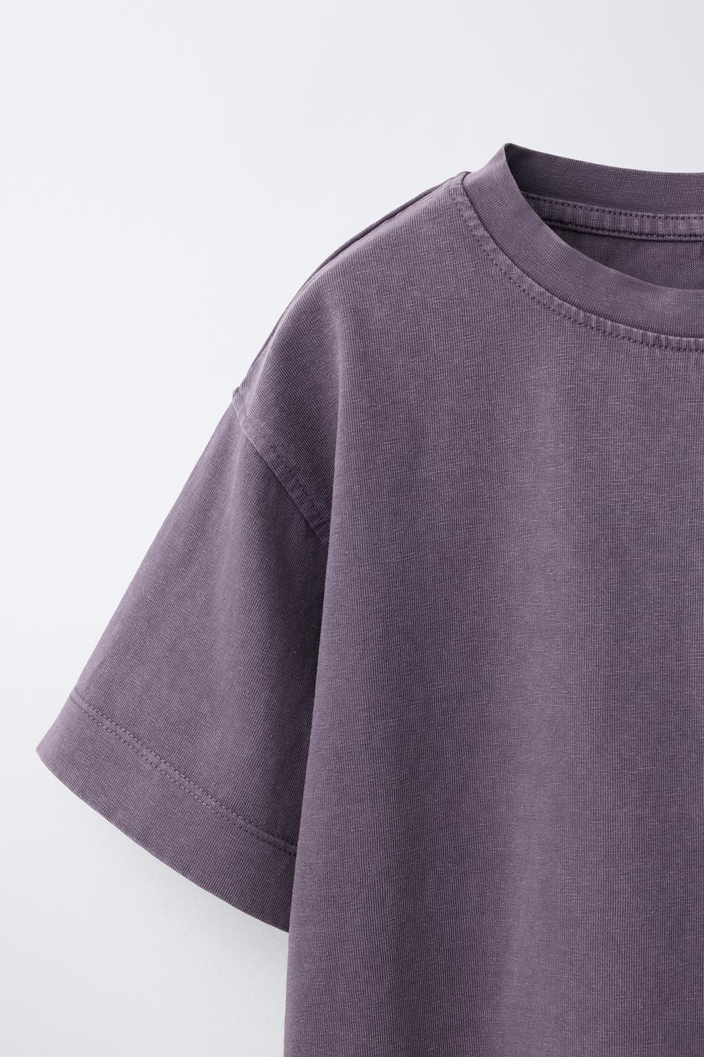 HEAVY WEIGHT FADED-EFFECT T-SHIRT