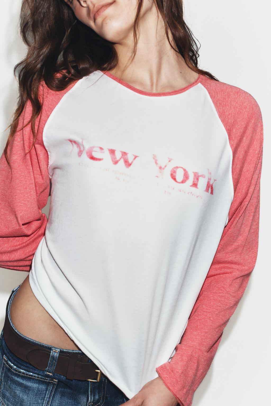 OVERSIZE SLUB KNIT RAGLAN SLEEVE T-SHIRT