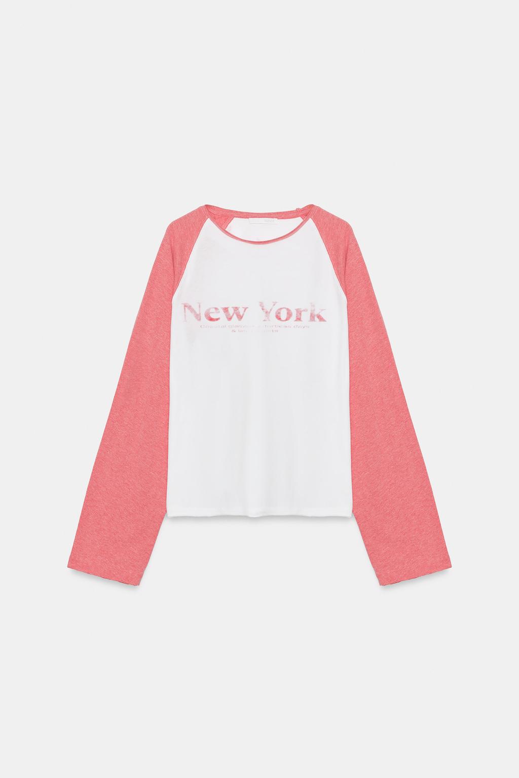 OVERSIZE SLUB KNIT RAGLAN SLEEVE T-SHIRT