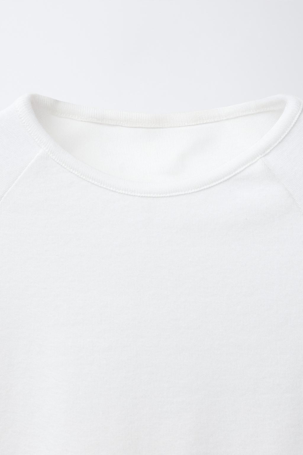 RAGLAN SLEEVE T-SHIRT WITH MODAL