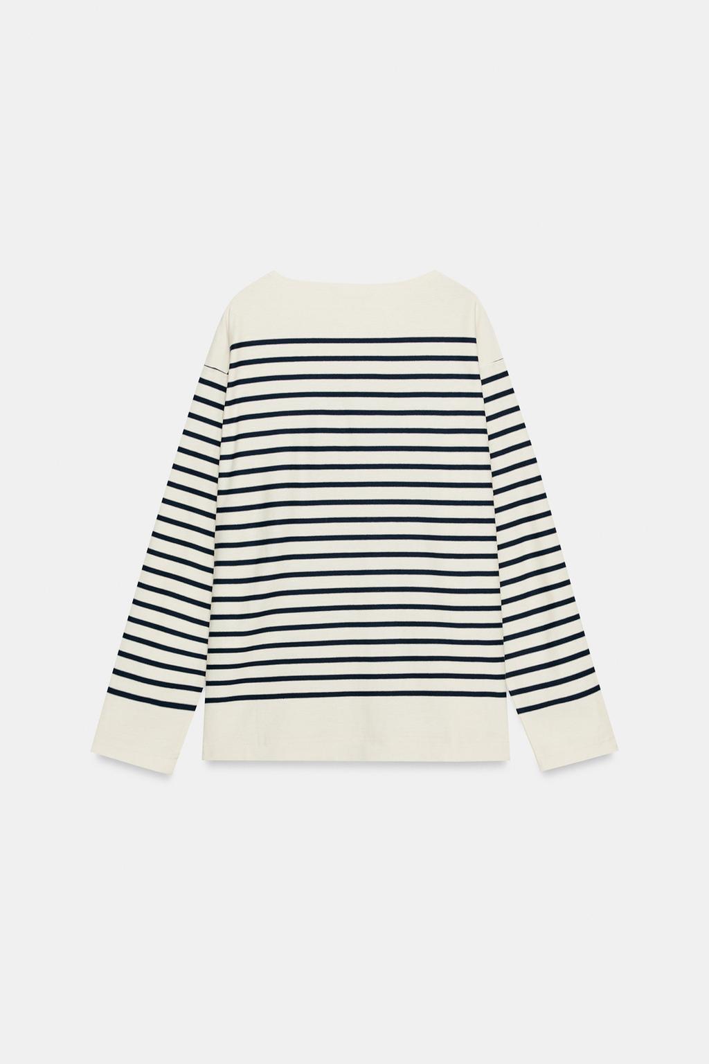 STRIPED LONG SLEEVE T-SHIRT