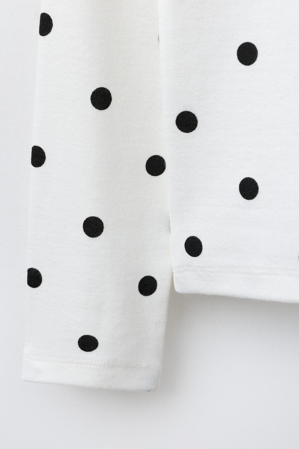 POLKA DOT T-SHIRT WITH MODA