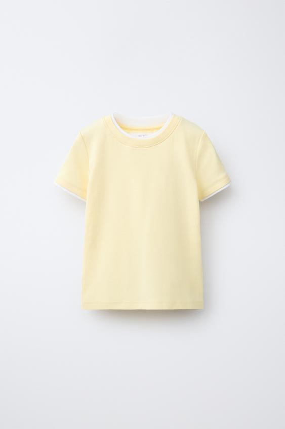 DOUBLE LAYER MODAL BLEND T-SHIRT