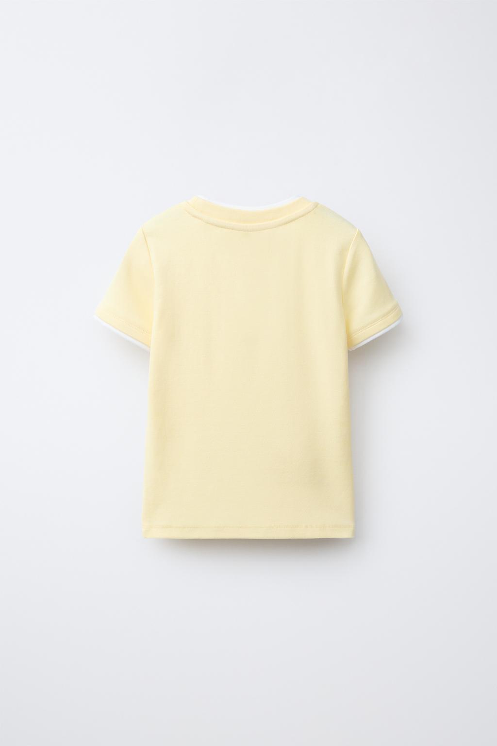DOUBLE LAYER MODAL BLEND T-SHIRT