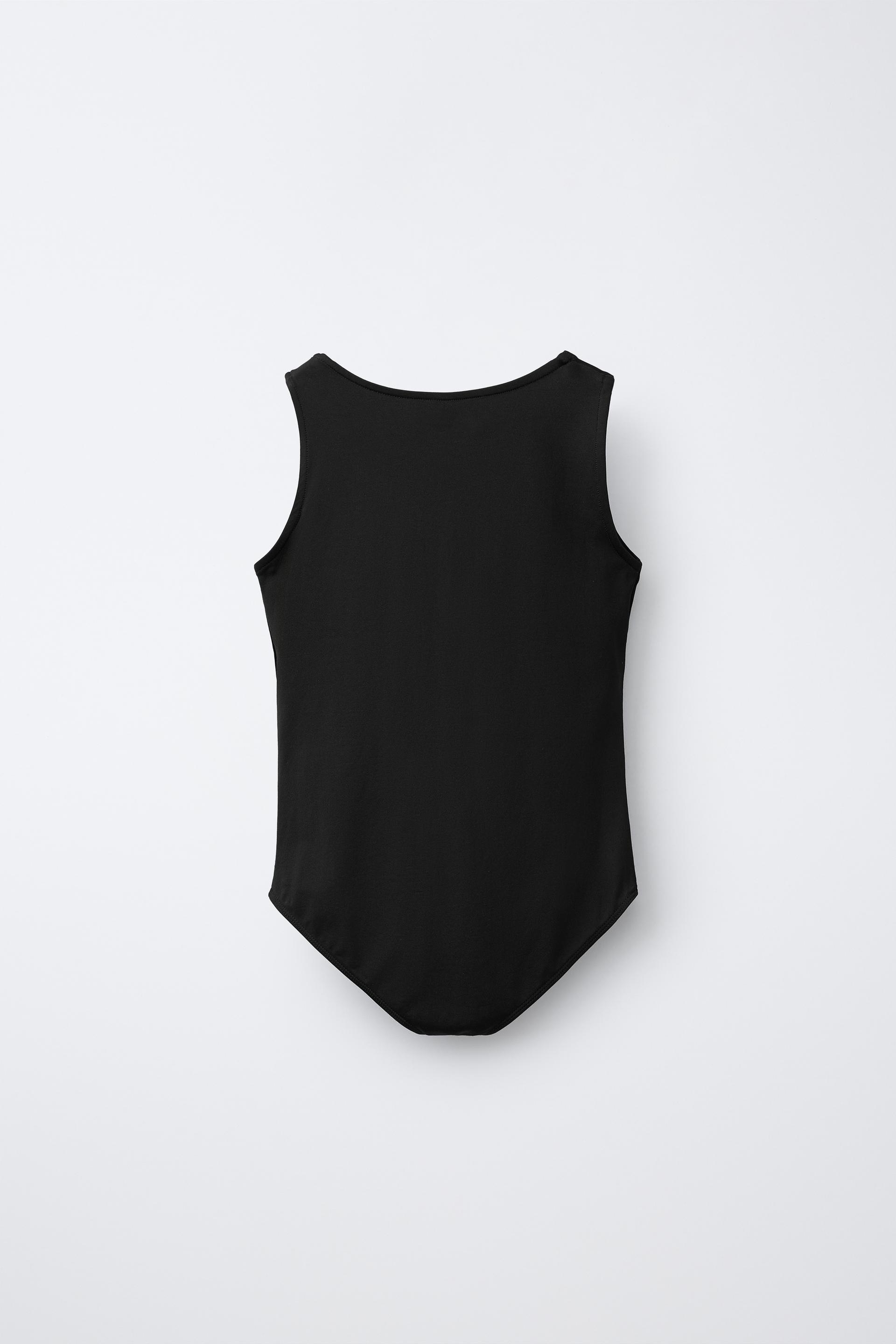 POLYAMIDE BODYSUIT WITH KNOT