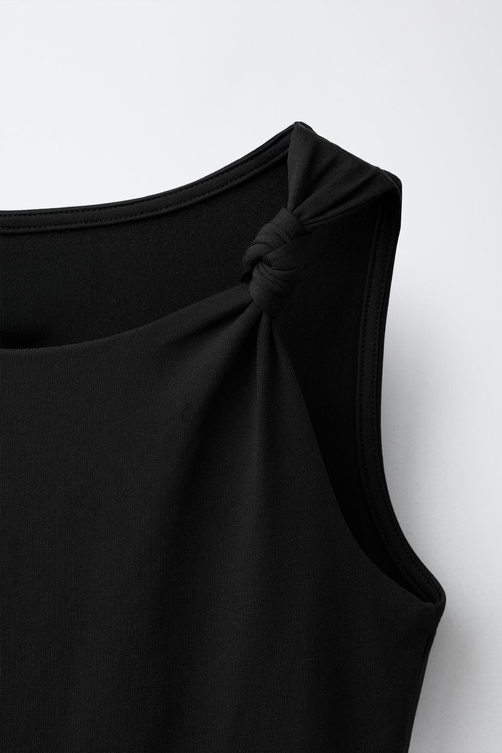 POLYAMIDE BODYSUIT WITH KNOT