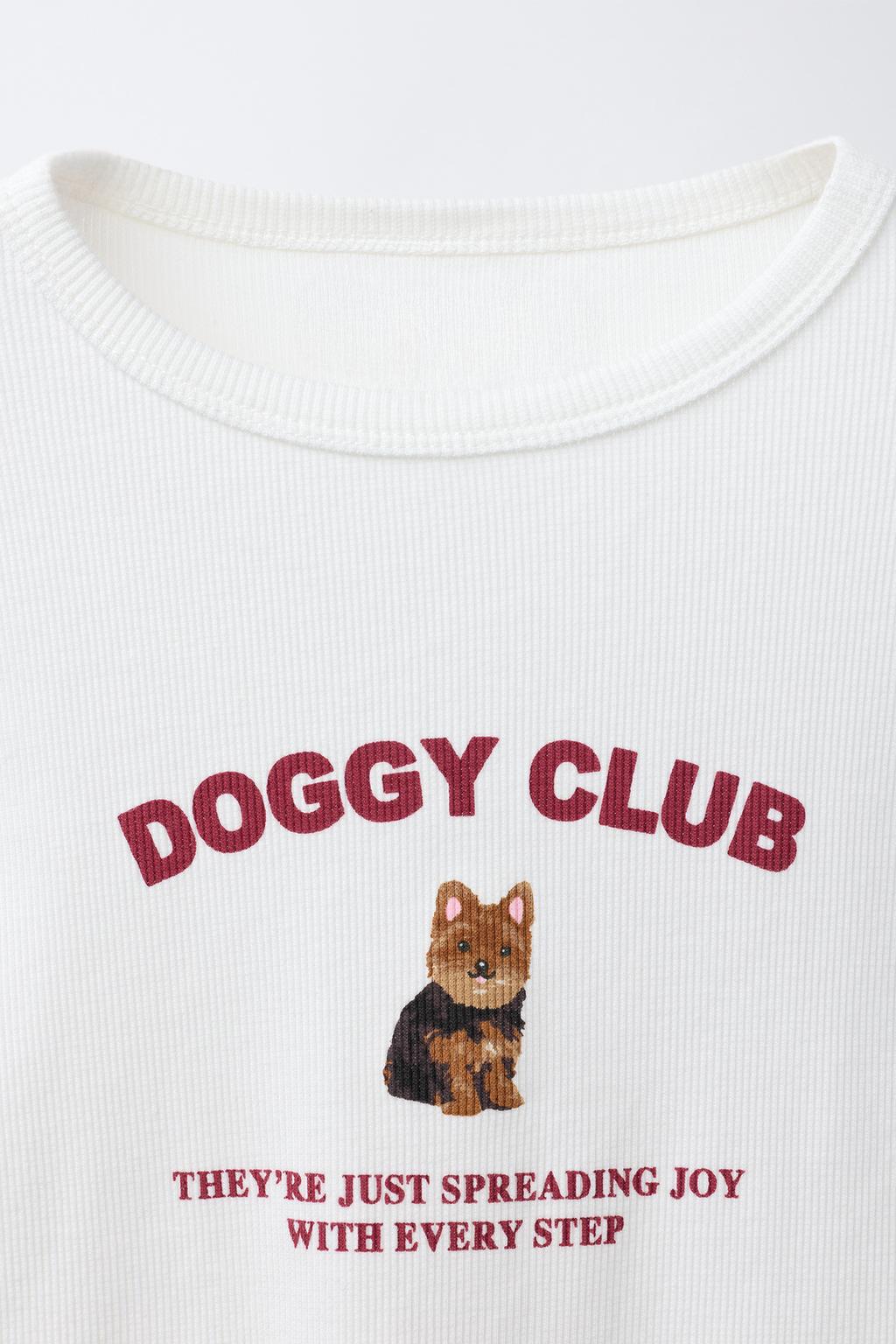 PRINTED RIBBED T-SHIRT