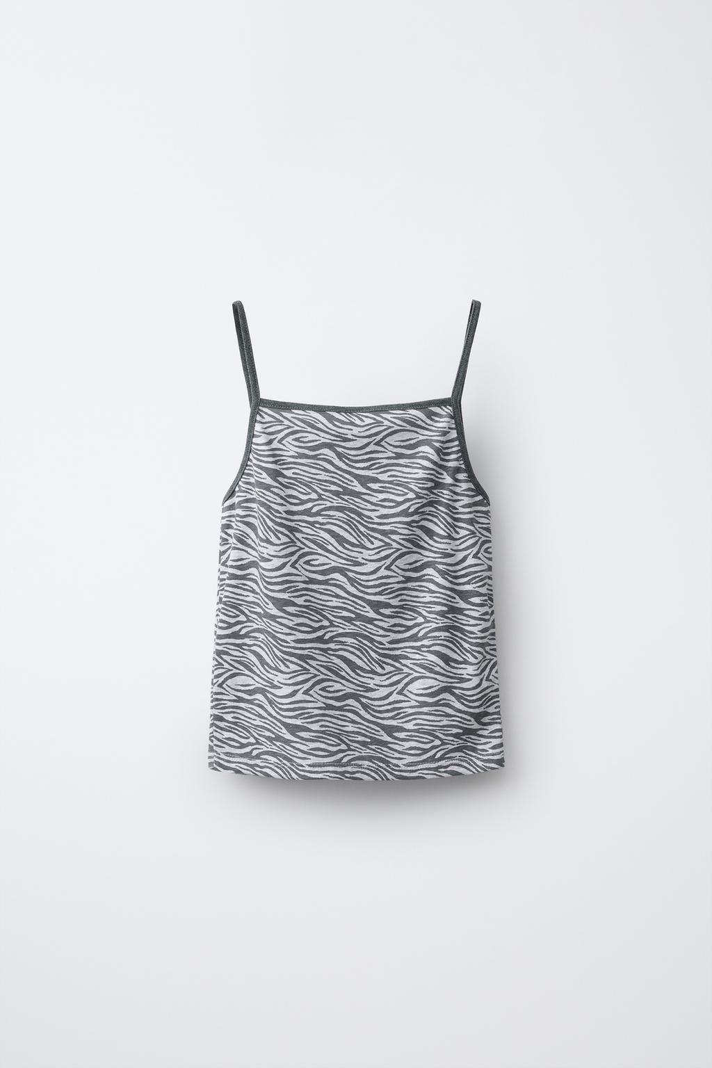 ZEBRA PRINT TOP