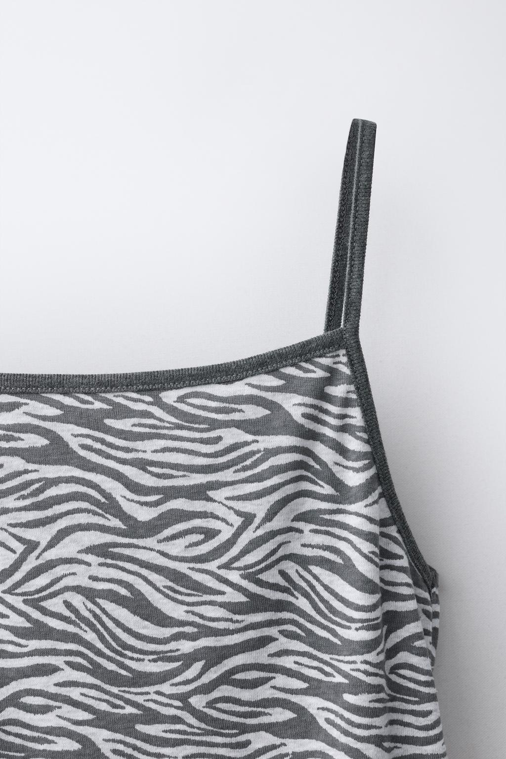ZEBRA PRINT TOP