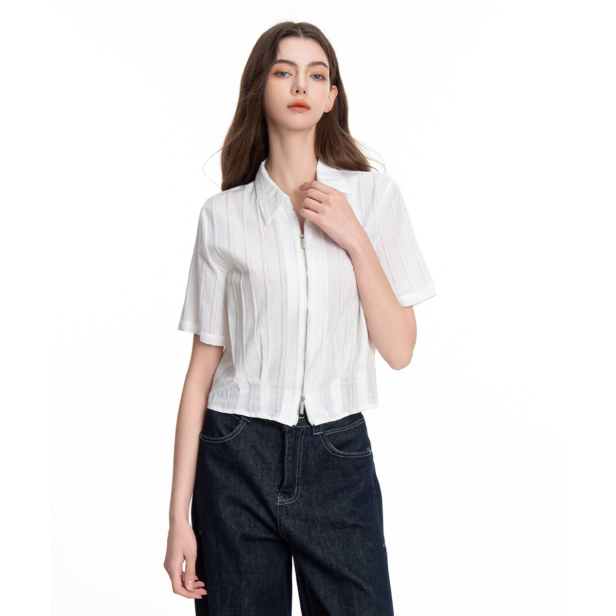 Minimalist striped shirt