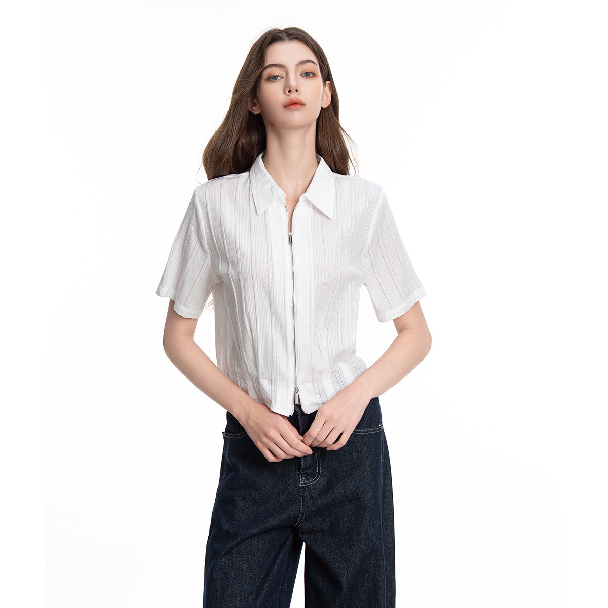 Minimalist striped shirt
