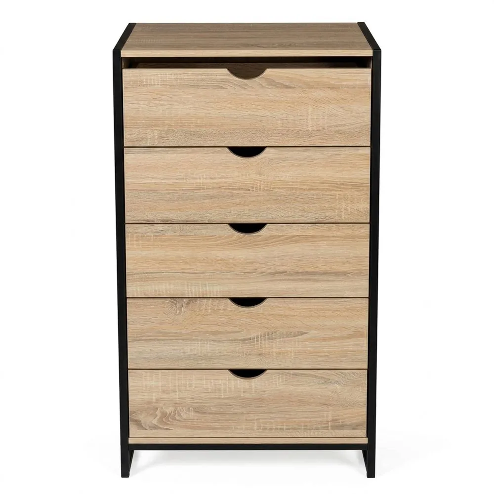 Cajonera industrial de 5 cajones de 60cm