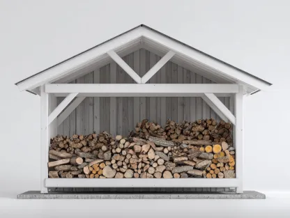 Drewutnie - drewno - 200x70x210 cm - biały-szary - nowoczesny-Midorvaroom