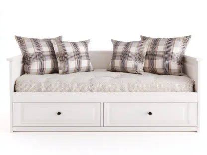 Sofa z funkcją spania-drewno-tkanina-215x96x90 cm-biały-beżowy-skandynawski-Midorvaroom