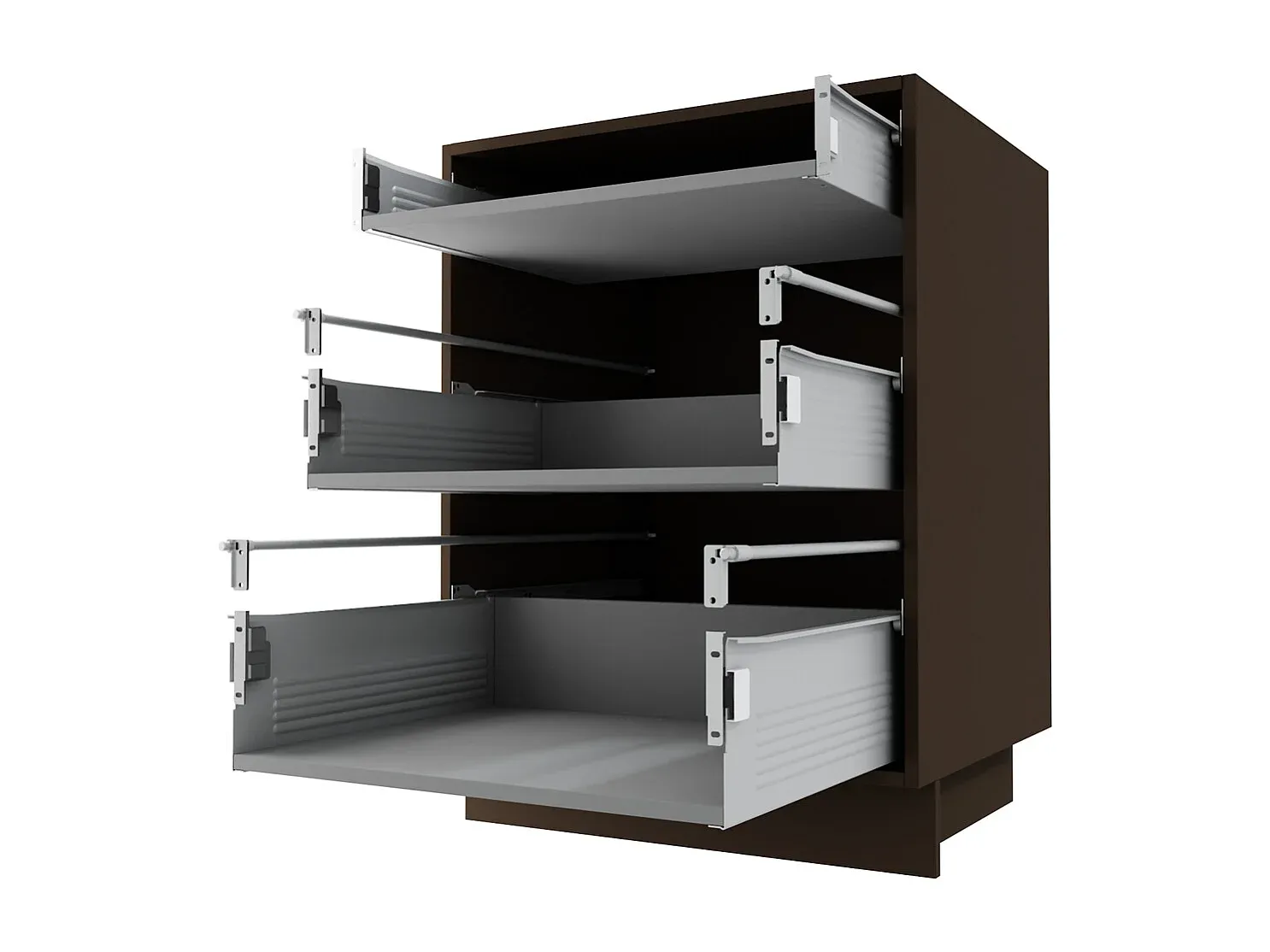 Moderner Schubladenschrank, 60 cm Breite