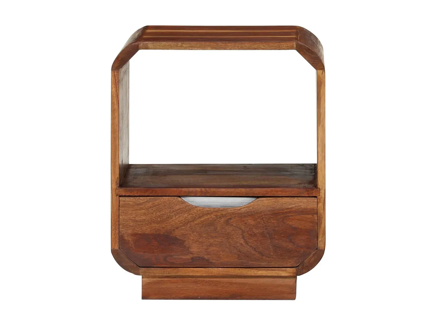 Nachttisch aus Akazienholz mit Schublade 40x30x50 cm