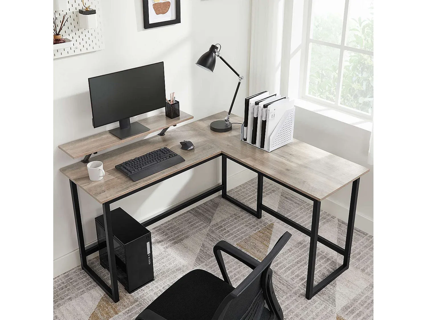 Moderner Winkel-Schreibtisch für Home Office