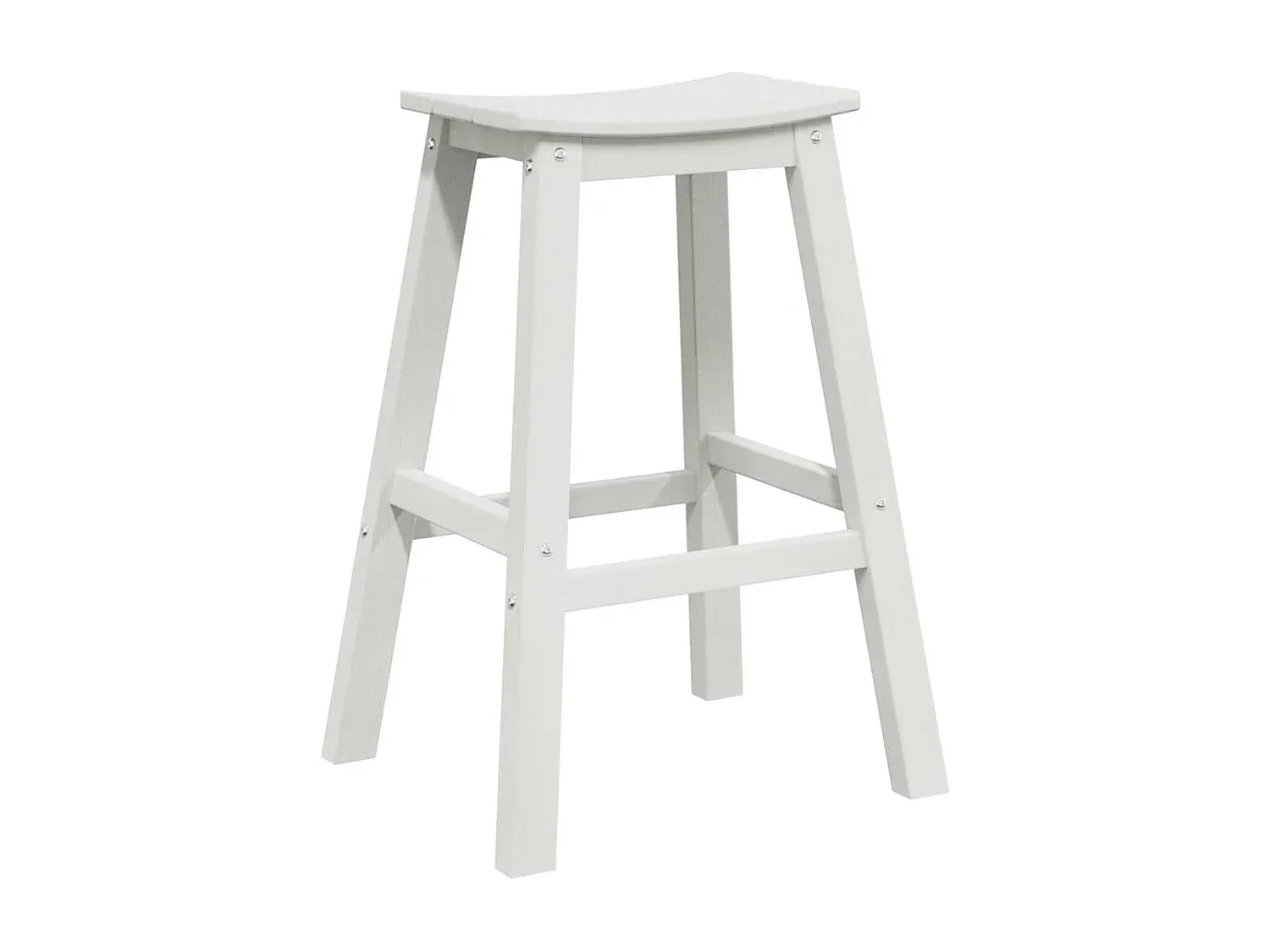 3-teilige Garten-Bar-Set in Weiß aus HDPE