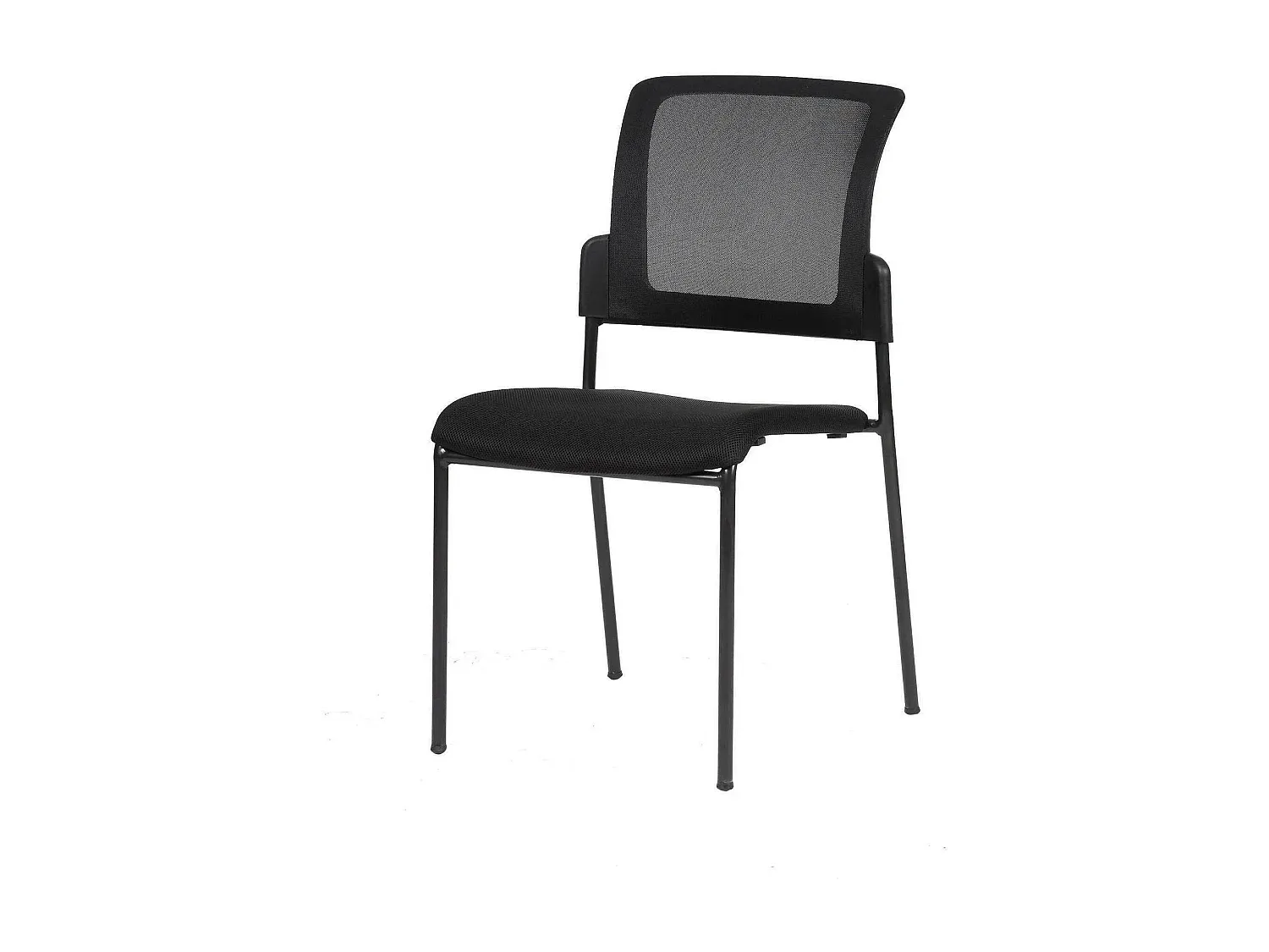 Ergonomischer Bürostuhl, Gepolstert, Schwarz, 58x47x87 cm