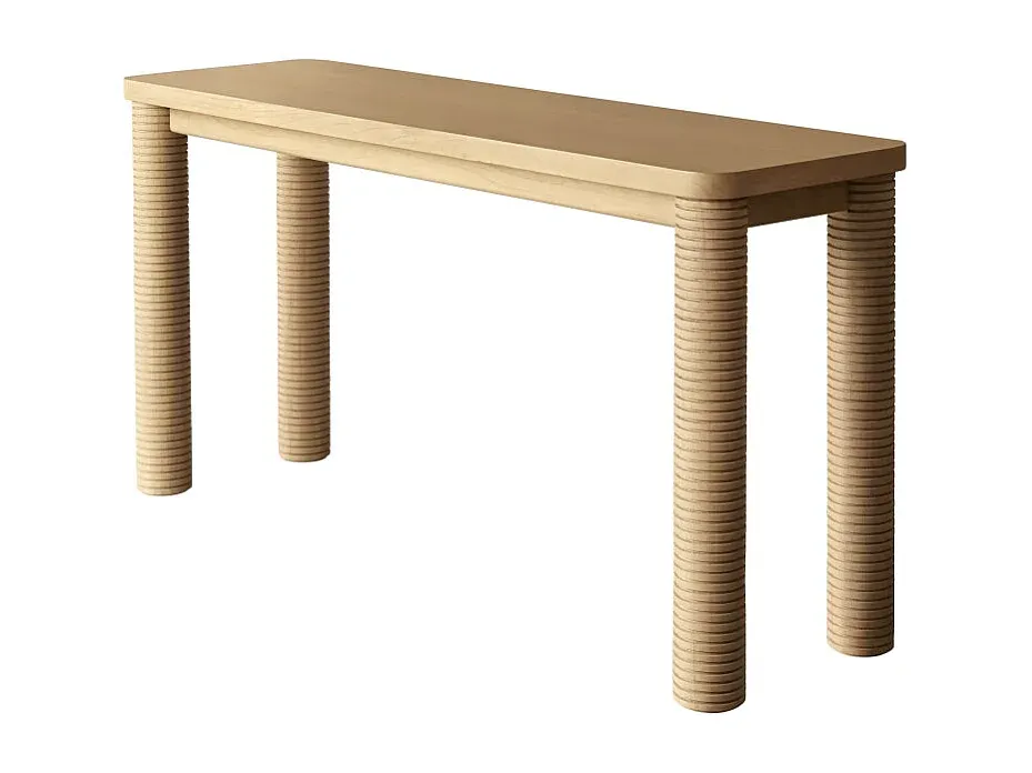 Moderner Konsolentisch aus Massivholz