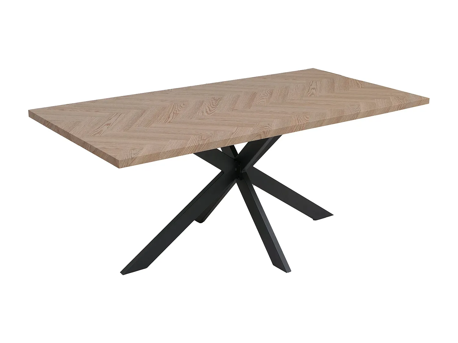 Moderner Esstisch in Eichenoptik