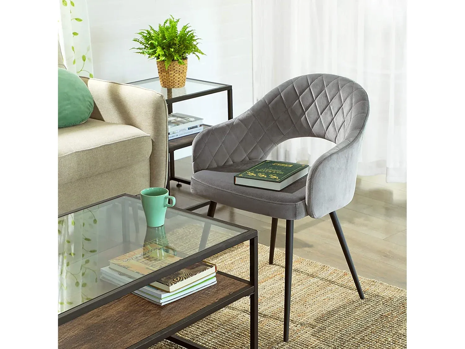 Moderner Polsterstuhl für Esszimmer