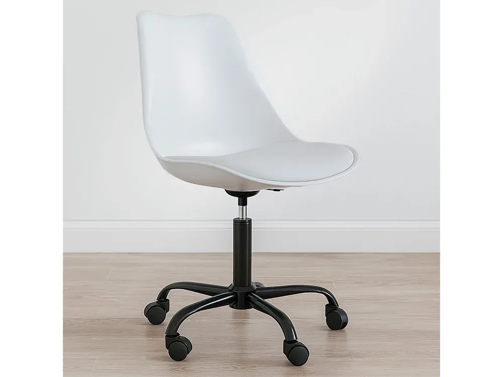 Ergonomischer Bürostuhl mit Rollen – Höhenverstellbarer Drehstuhl