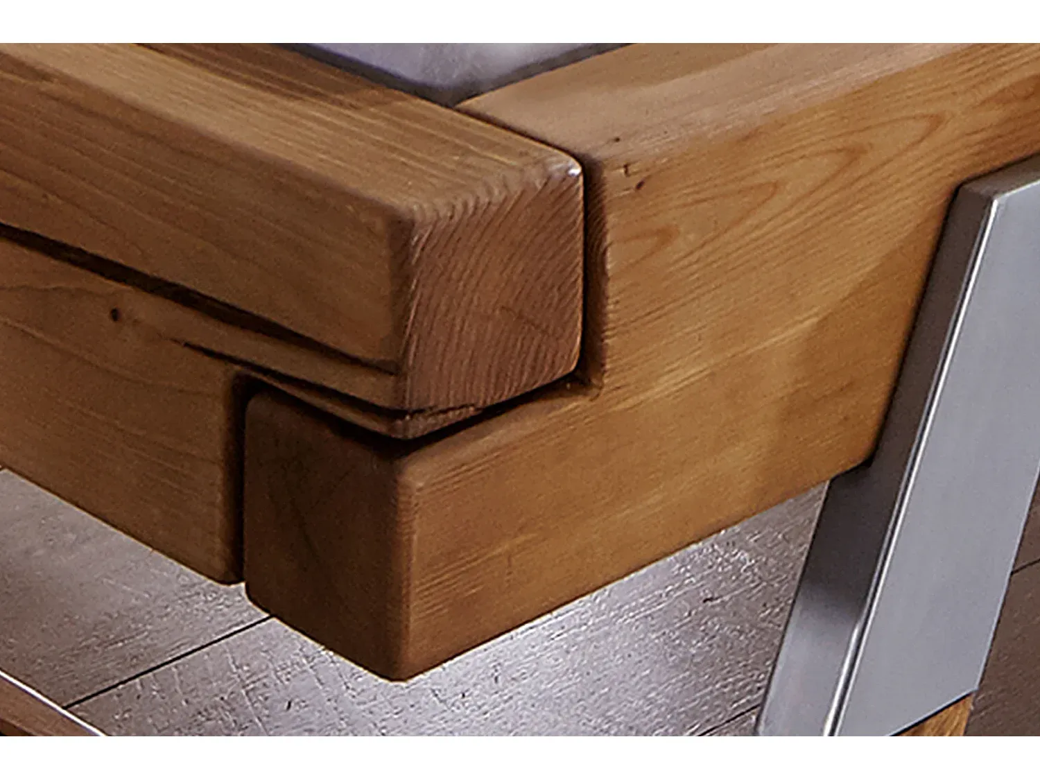 Natürliches Holz-Bettgestell für Schlafzimmer