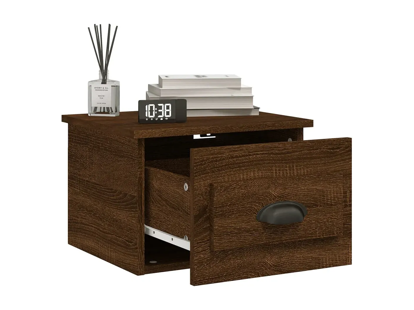 Set aus 2 Wand-Nachttischen in Eichenoptik