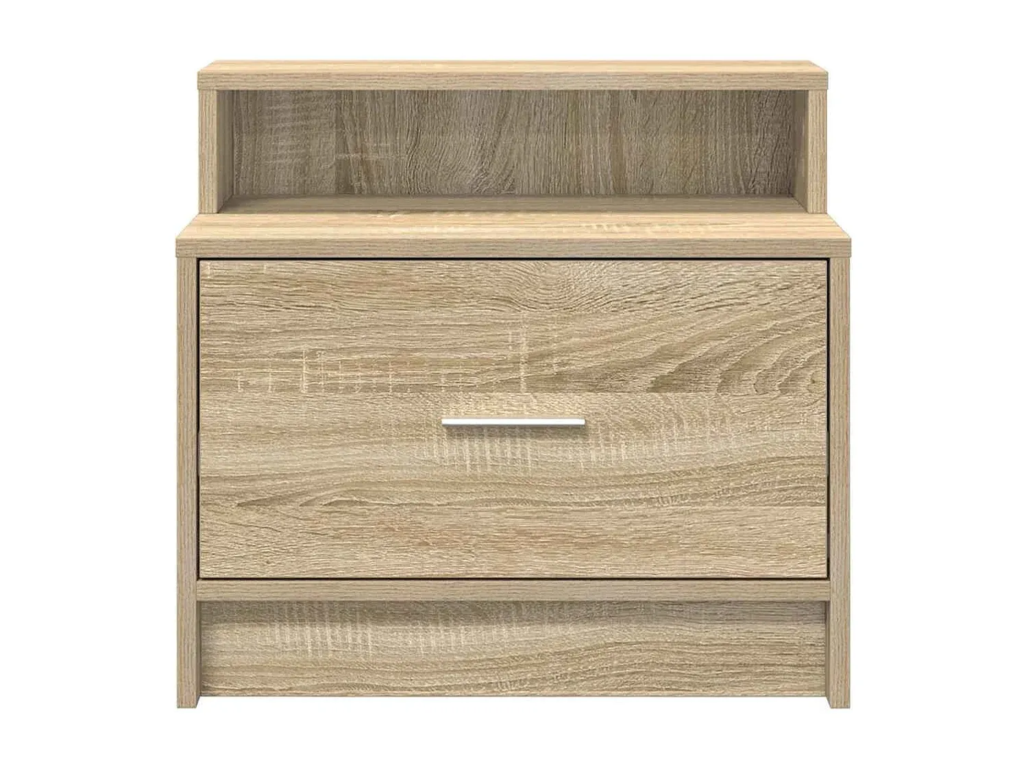 Zweier-Set Nachttische mit Schubladen 51x31x47 cm Sonoma-Eiche