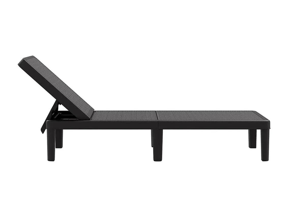 Verstellbare Sonnenliege aus Polypropylen, 4-fach