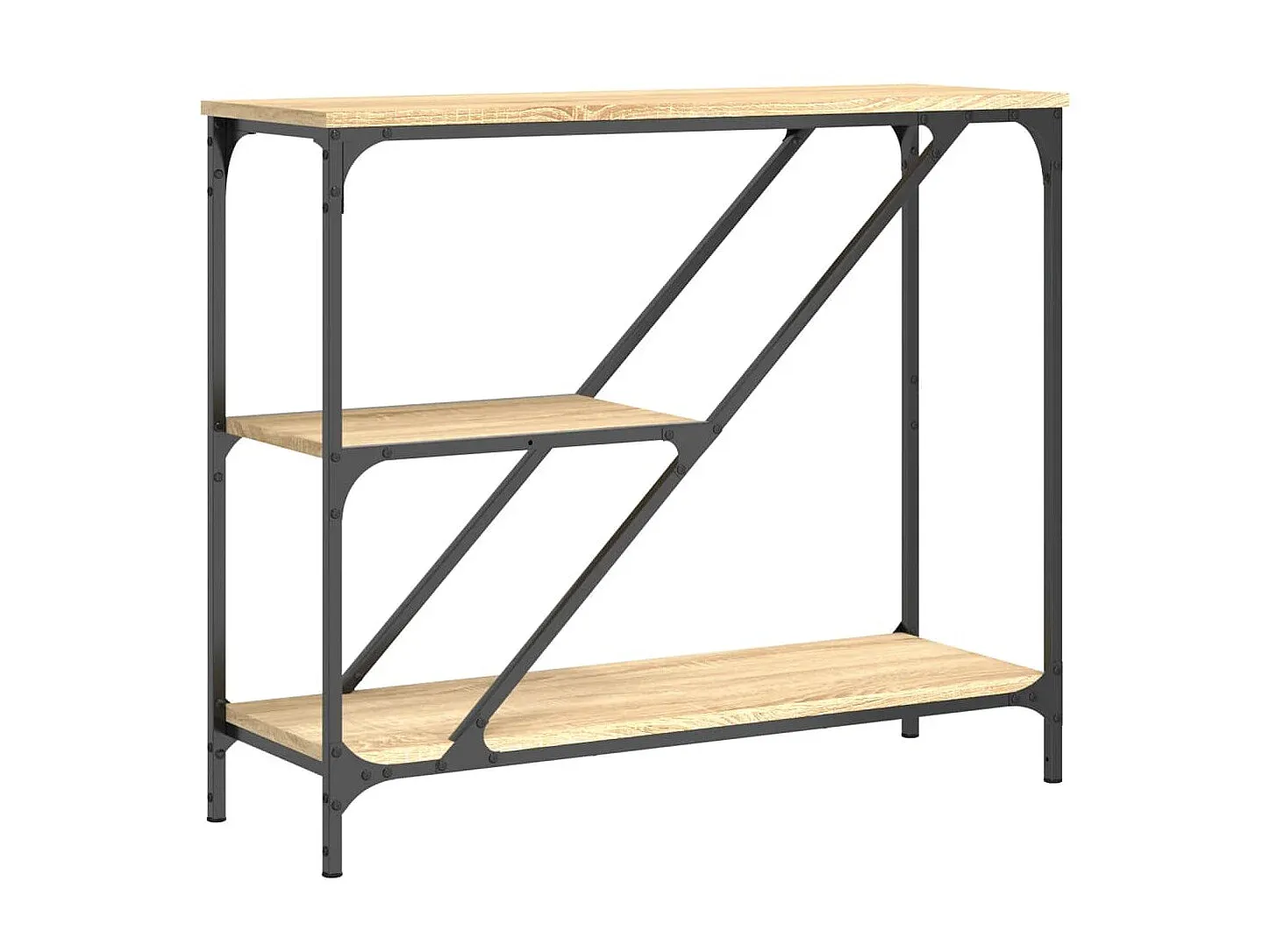 Moderner Konsolentisch aus Holzwerkstoff in Eichenoptik