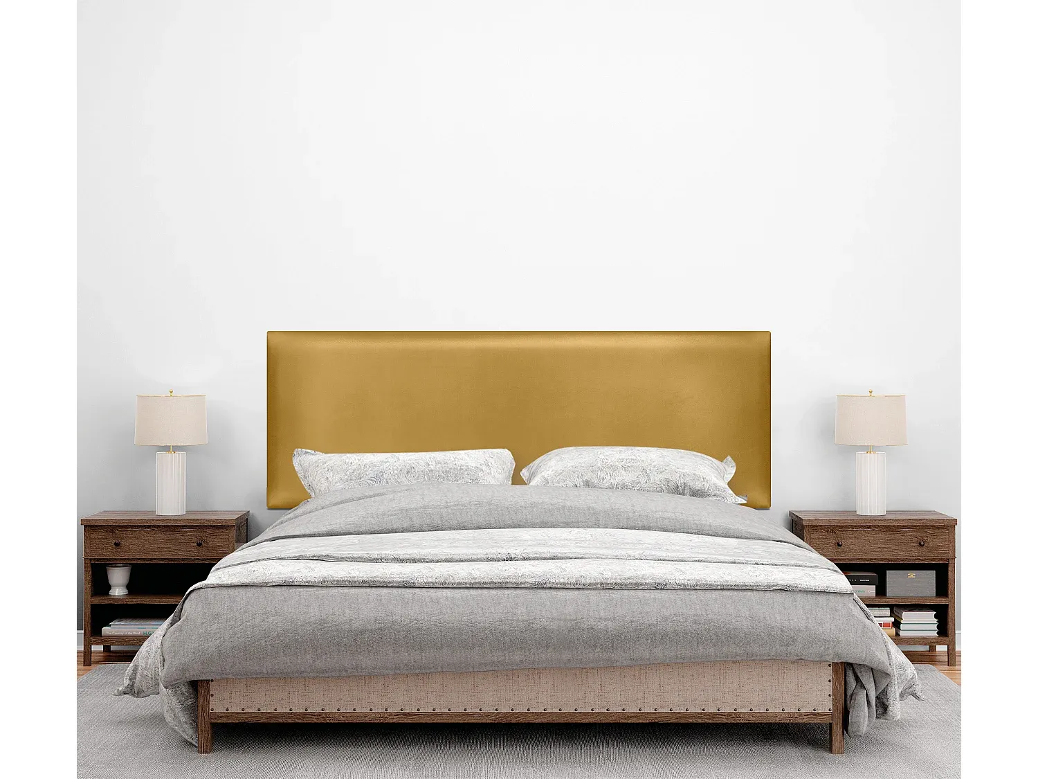 Kopfteil aus Kunstleder für Betten, 145x50cm