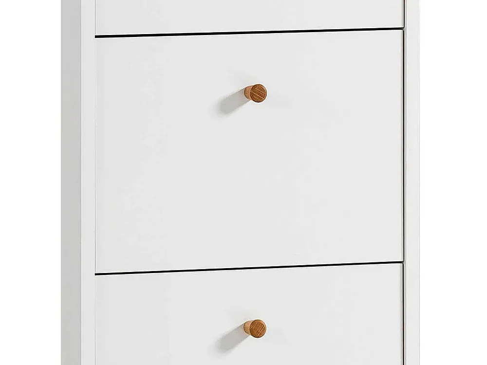 Moderne Hochkommode mit Vier Schubladen im Skandi-Stil