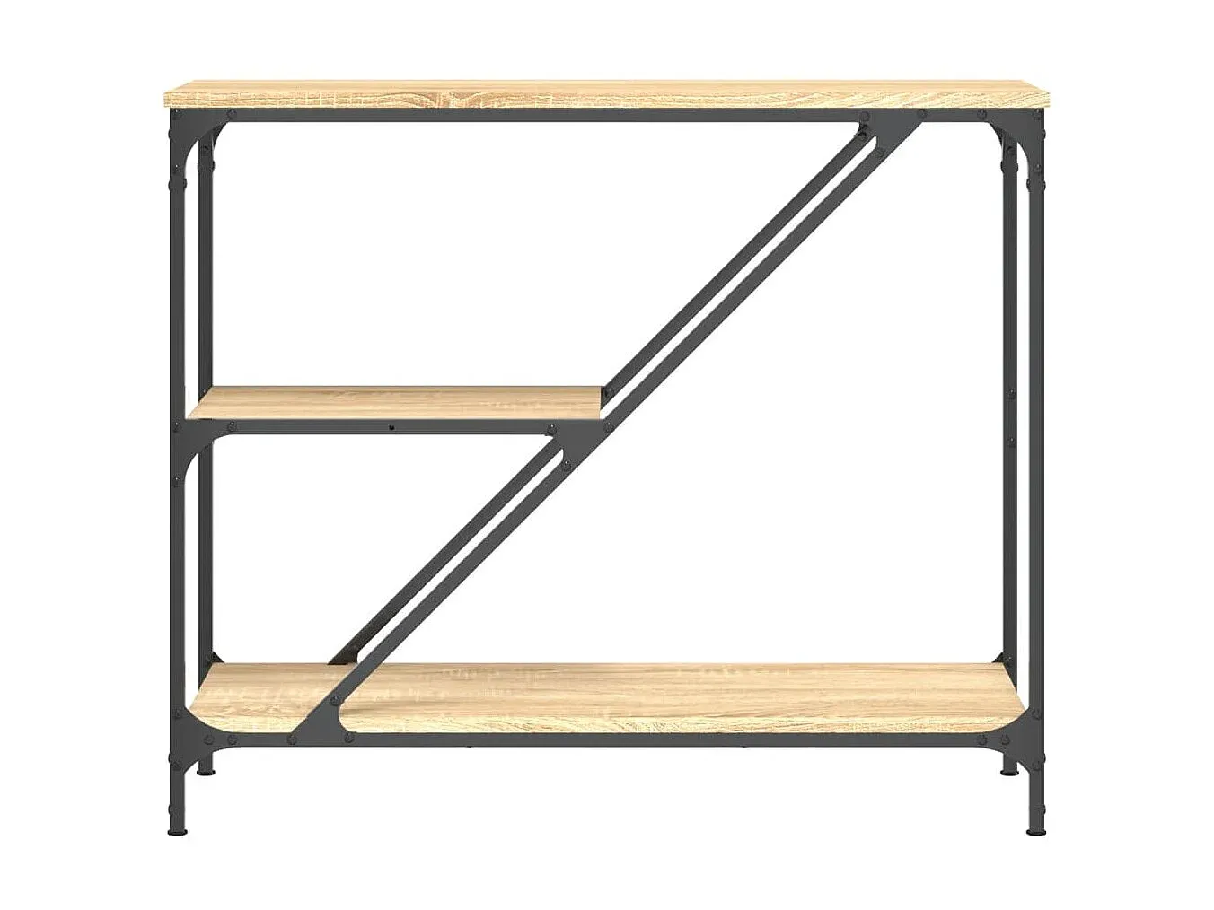 Moderner Konsolentisch aus Holzwerkstoff in Eichenoptik