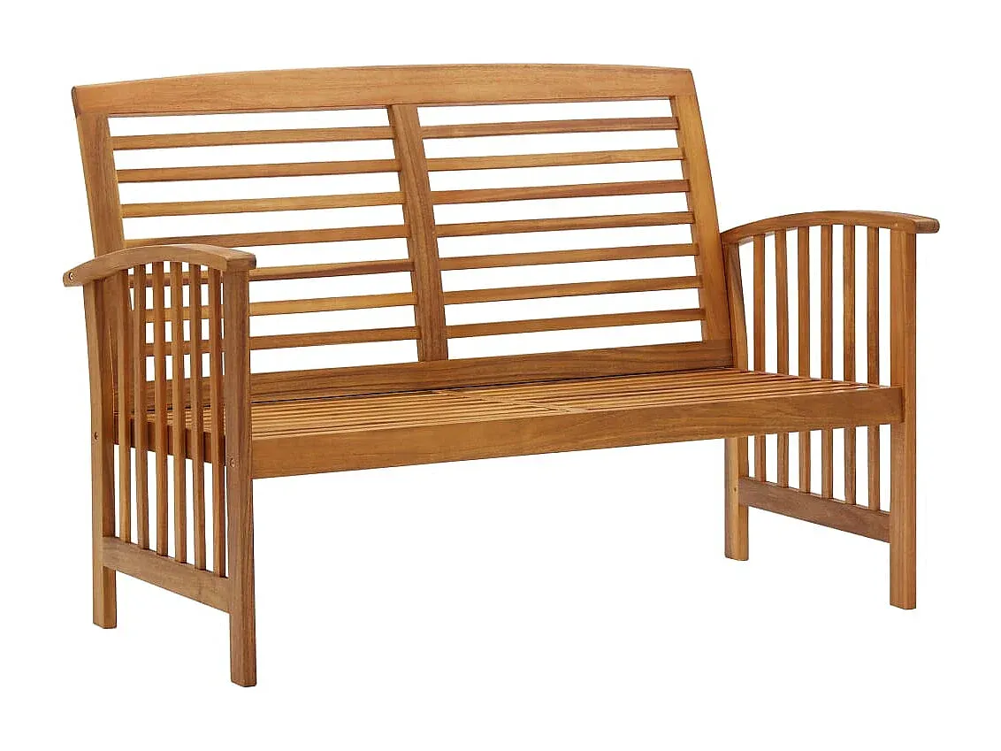 4-teilige Gartenmöbel Sitzgruppe mit Sofa und Tisch