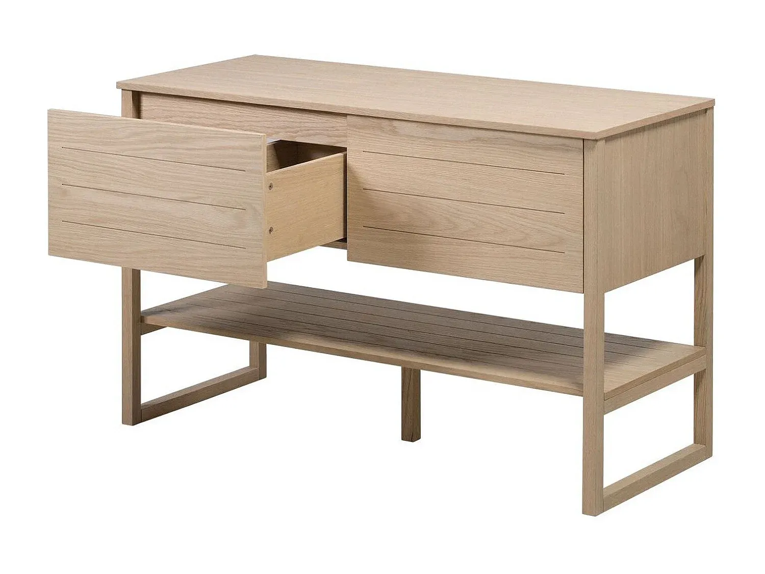 Moderner Waschtisch mit Doppelbecken und Säulenunterstützung