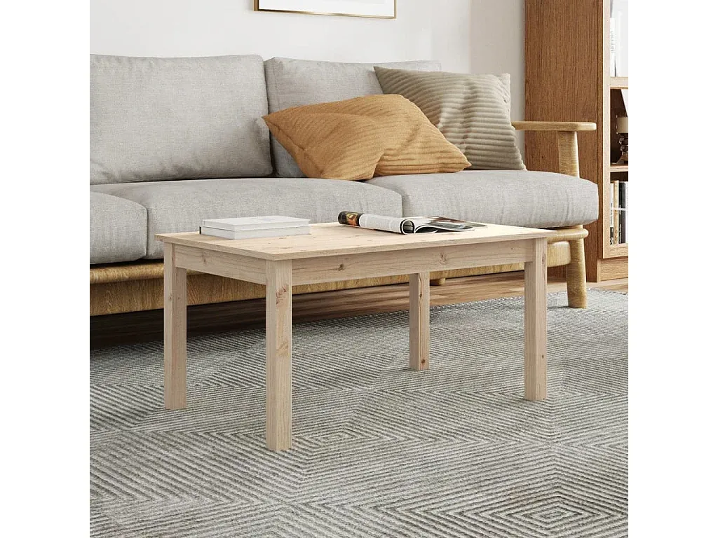 Moderner Holz-Couchtisch 80x50x40 cm