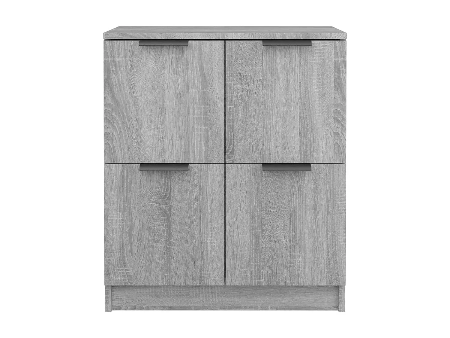 Moderner grauer Sideboard aus Holzwerkstoff, 60x30x70 cm