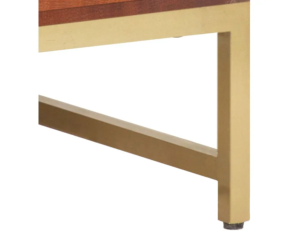 Quadratischer Wohnzimmertisch aus Akazienholz