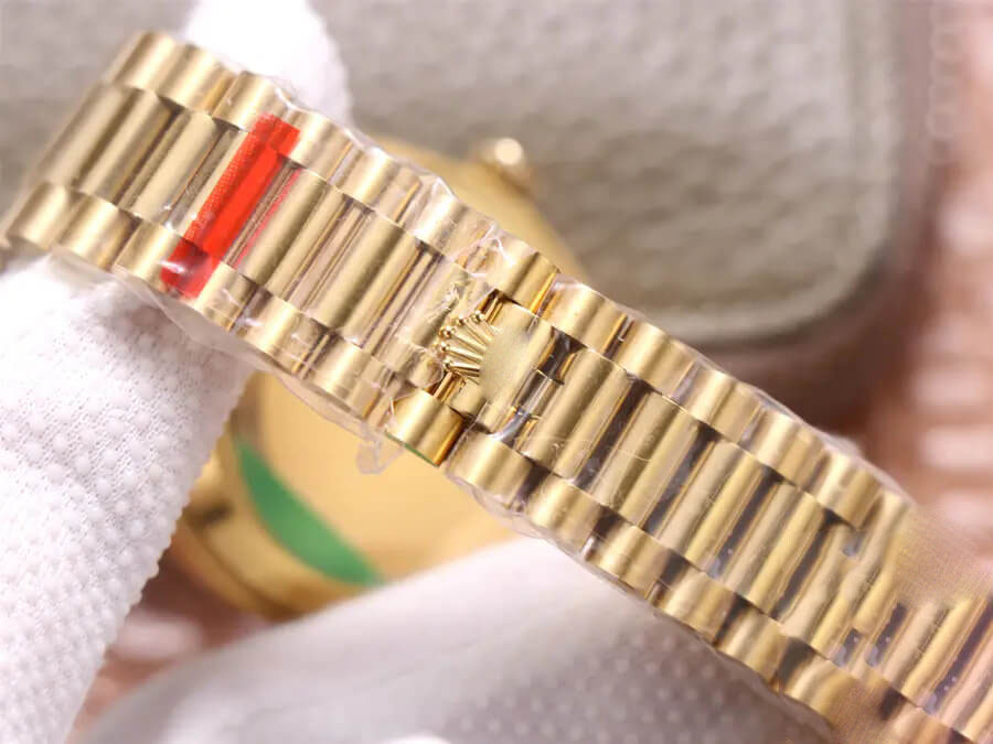 ROLEX DAY DATE 40MM EW FACTORY GOLD STRAP
