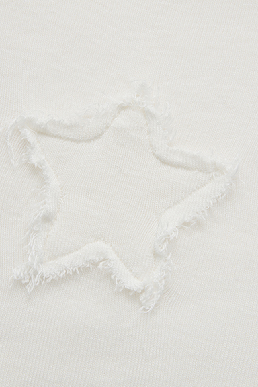 Star Detail Turtleneck Knit Top|yescci-YESCCI.com